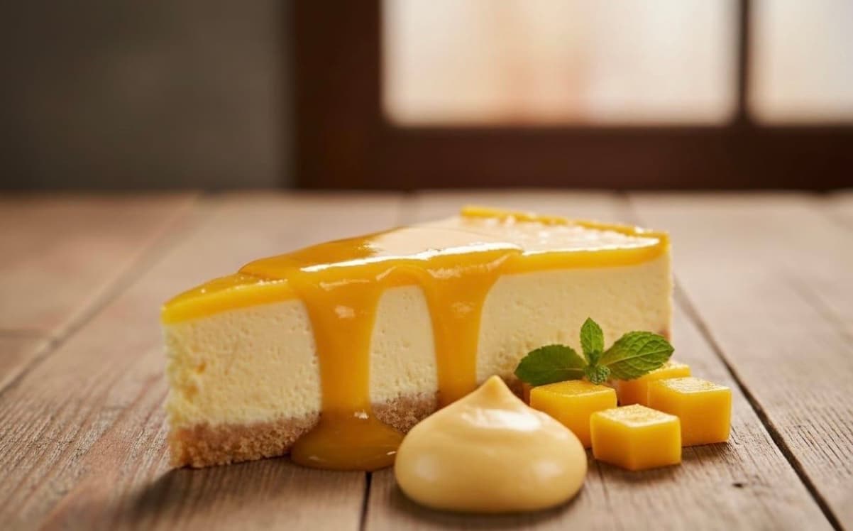 Passie/Mango kwarktaart